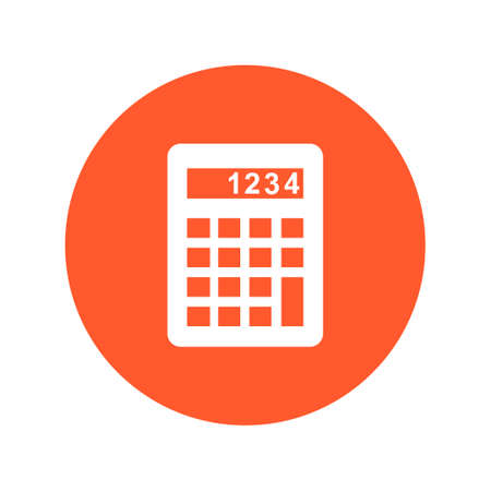 Calculator sign symbol.のイラスト素材