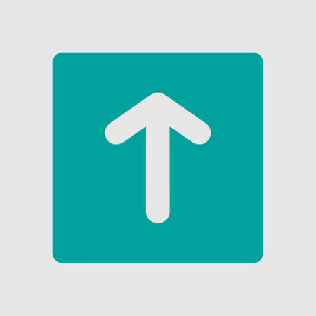 Arrow icon. Pointer direction for land navigation.のイラスト素材