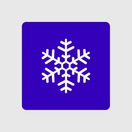 Snowflake icon. New Year decoration. All to celebrate the New Year and Christmas.
