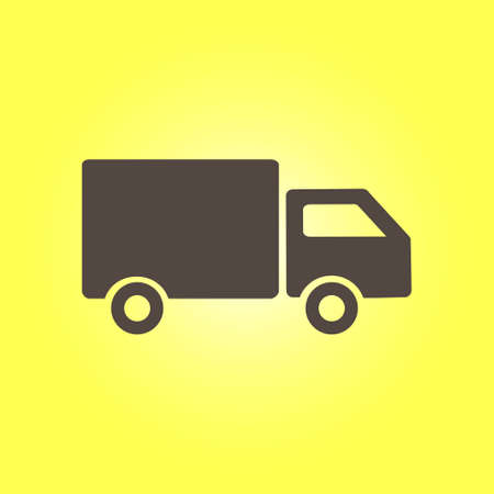 Delivery truck sign icon.のイラスト素材