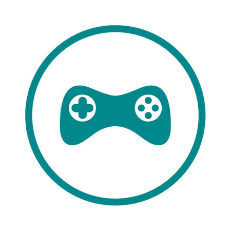 Gamepad icon. Vector. Flat design style. Joypad symbol.のイラスト素材