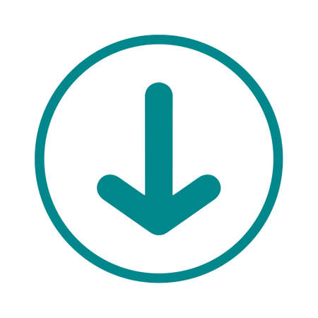 Arrow icon. Pointer direction for land navigation.のイラスト素材