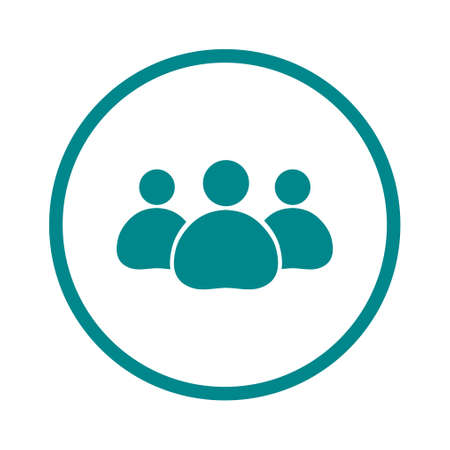 Team work  icon. Office workers and business team.のイラスト素材