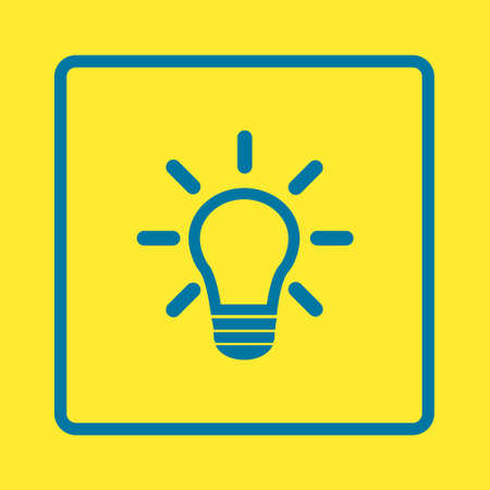 light bulb sign symbol.のイラスト素材