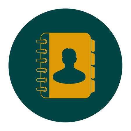 Address book symbol.のイラスト素材