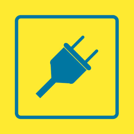 Electric plug iconのイラスト素材