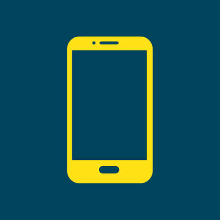 Vector illustration of smartphone icon. Flat design style.のイラスト素材
