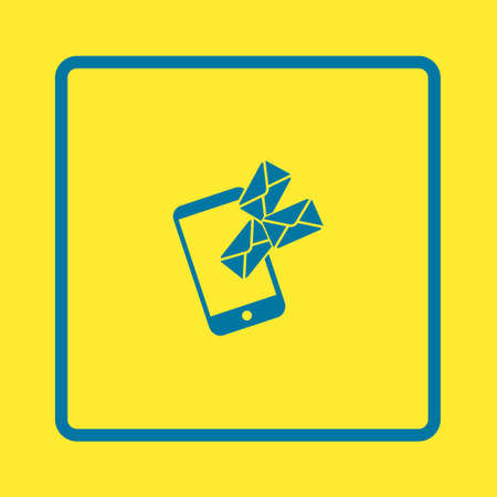 Mobile mail sign.のイラスト素材