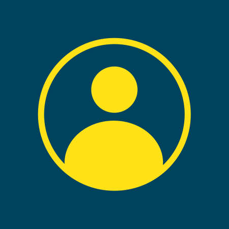 Connection mark. User sign icon. Person symbol. Human avatar.Flat style.のイラスト素材