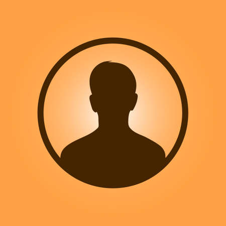 User sign icon. Person symbol. Human avatar.Flat style.のイラスト素材