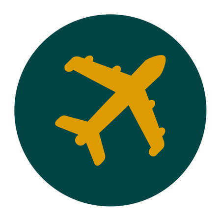 Plane icon. Travel symbol. Airplane plane from the bottom sign.のイラスト素材