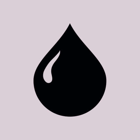 Oil character. Petroleum icon. Blood donation. Flat style.のイラスト素材