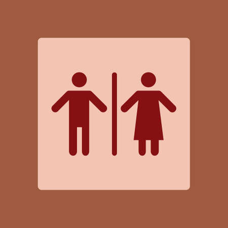 WC sign icon.のイラスト素材