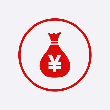Yen currency symbol.のイラスト素材