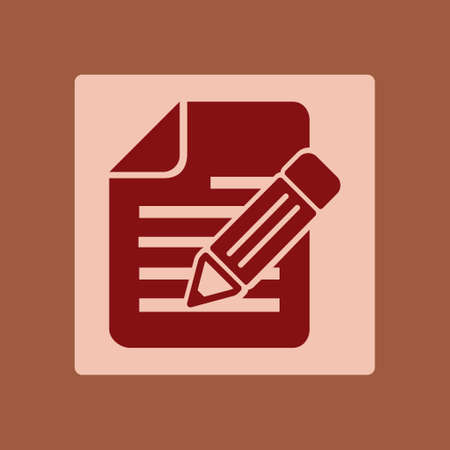 Make a request. Fill documents. Write the data into the document.のイラスト素材