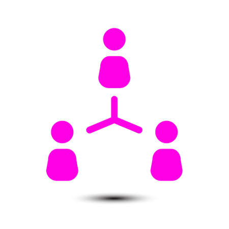 Communication concept. Social network single icon. Global technology. The network of social connections in the business.のイラスト素材