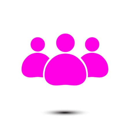 Team work  icon. Office workers and business team.のイラスト素材