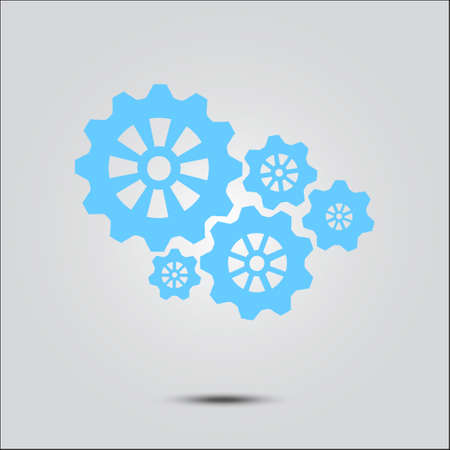 Icon of gears. Gear icon.
The development and management of business processes.のイラスト素材