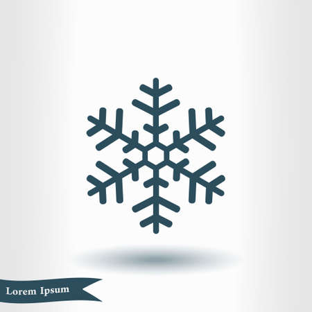 Snowflake sign icon.のイラスト素材