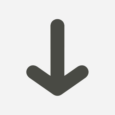 Arrow icon, pointer direction for land navigation.のイラスト素材