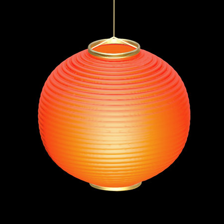 3d Hanging Chinese lanterns , isolated decorative elementの写真素材