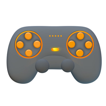 3d joystick game controller, 3d Game stick, Game controllers, Video game console portable, Game concept.の写真素材