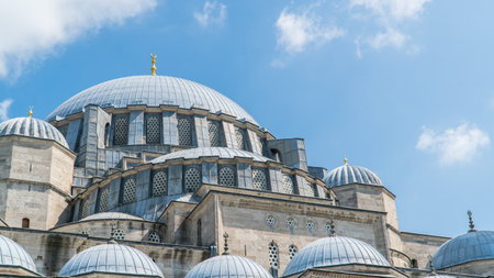Sultanahmet Mosque in Istanbul Turkey. eid al adha or feast of sacrifice concept. Kurban Bayrami.の写真素材