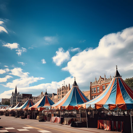Main market square in Munich.の素材