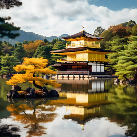Kiyomizu-dera Temple in Kyoto, Japan.の素材