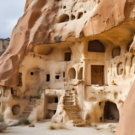 Caves in Goreme, Cappadocia, Turkeyの素材