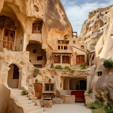 Cappadocia, Turkey. Famous tourist attraction of Cappadociaの素材