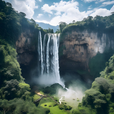 Victoria Falls, Zambia, Africa, Zambia, Zimbabwe, Africaの素材