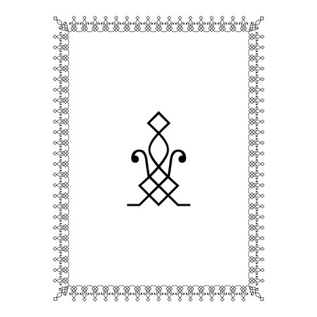 Vintage traditional realistic black and color frames set on white background isolated vector illustrationのイラスト素材