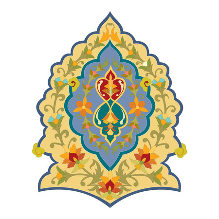 Vintage floral calligraphic floral vignette scroll corners ornamental design elements black and color set isolated vectorのイラスト素材