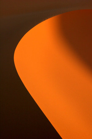 Sand dune in sunrise lightの写真素材