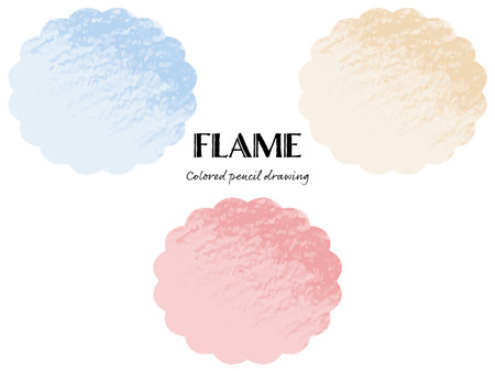 Hand-drawn loose and cute frame. Recommended for a rough and stylish look. Vector illustration.のイラスト素材