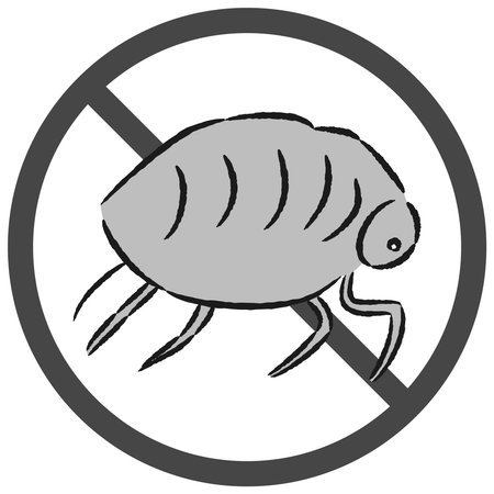 Hand-drawn illustration of pests. A rough and stylish impression. Vector illustration.のイラスト素材