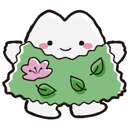 A loose and cute hand-drawn character illustration with a natural image. A rough and stylish impression. Vector illustration.のイラスト素材