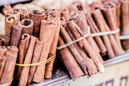 capture of inamon sticks pile at the marketの写真素材