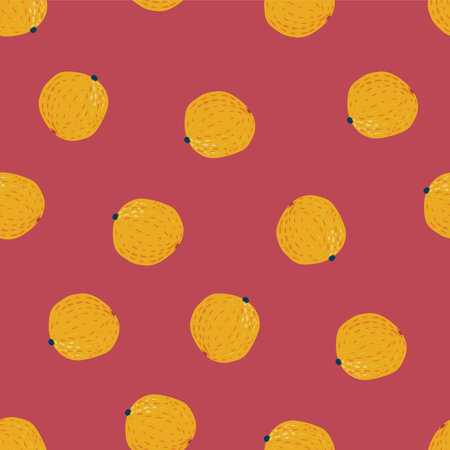Beautiful children's elements birds and plants seamless pattern