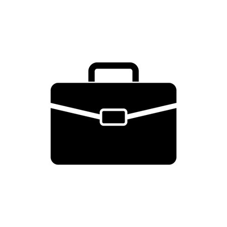 Briefcase icon isolated on white background. Briefcase vector iconのイラスト素材