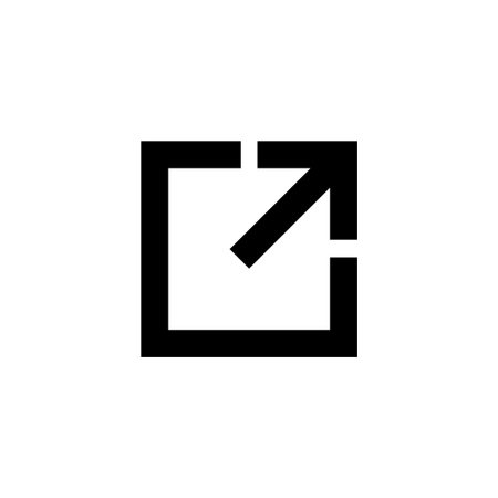 Link icon isolated on white background. Link vector icon. External link symbol vector icon. Hyperlink symbol.

のイラスト素材