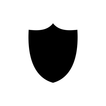 Shield vector icon isolated on white background. Protection icon vector. Security vector iconのイラスト素材