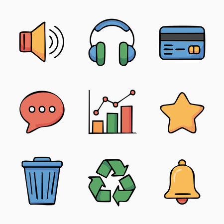 bundle of social media set icons vector illustration design vector illustration designのイラスト素材