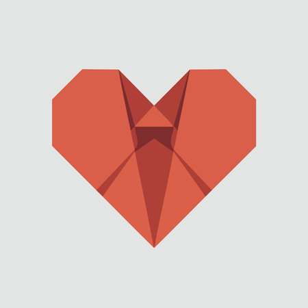 Heart icon. Gray background with red. Vector illustration. Eps 10.のイラスト素材