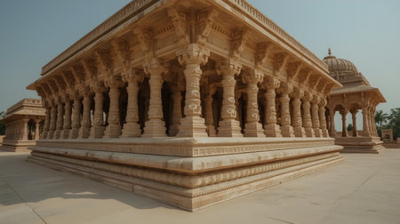 The Temple of Humayun in Agra, Uttar Pradesh, Indiaの素材