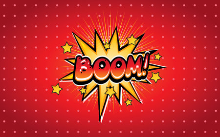 Illustration vector of Boom Big Sale banner template designのイラスト素材
