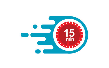 illustration vector of Waiting time concept. Time to work. Time is over the symbolのイラスト素材