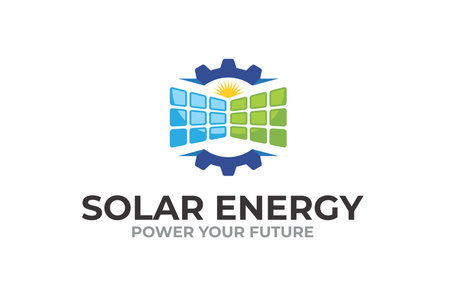 Creative innovation solar energy power designのイラスト素材