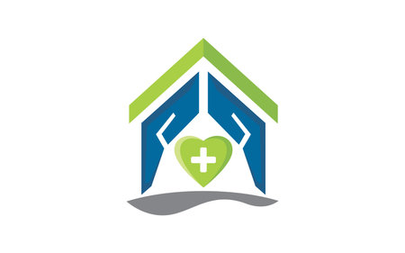 Illustration vector graphic of Home clinic care logo template for your businessのイラスト素材